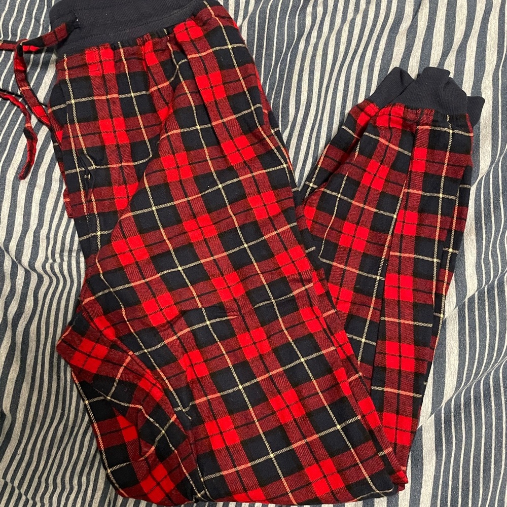 plaid joggers